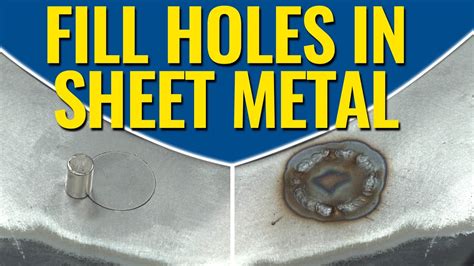 sheet metal plug hole patch kit|hole filling kit.